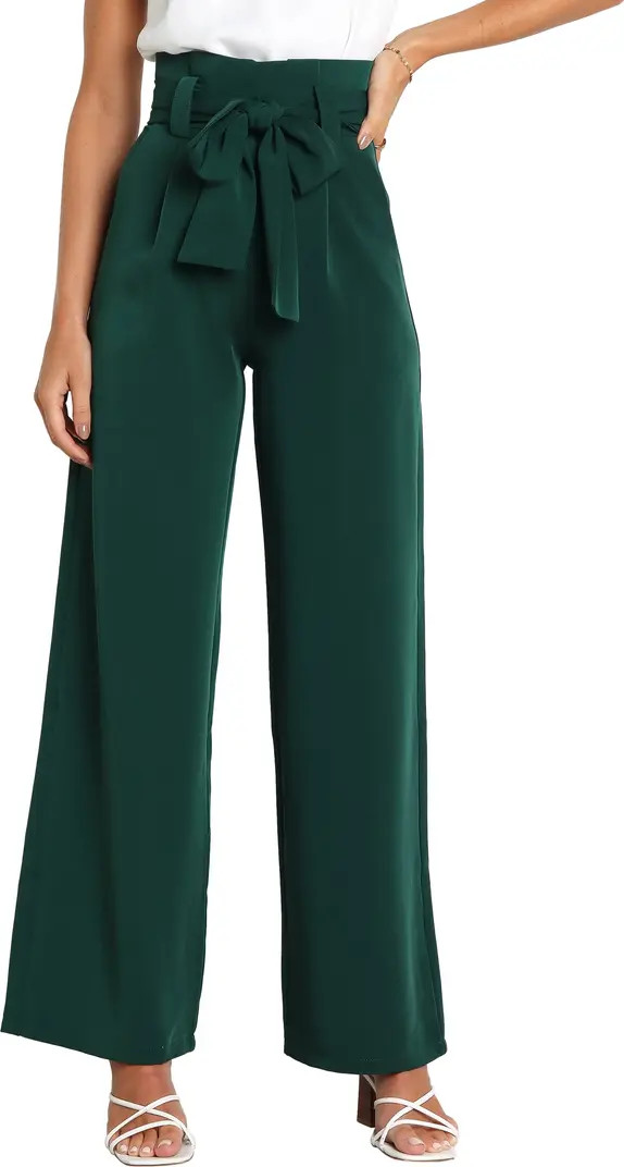 Petal & Pup Kieran Tie Waist Wide Leg Pants | Nordstrom | Nordstrom
