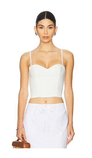 Elsie Top in Off White | Revolve Clothing (Global)