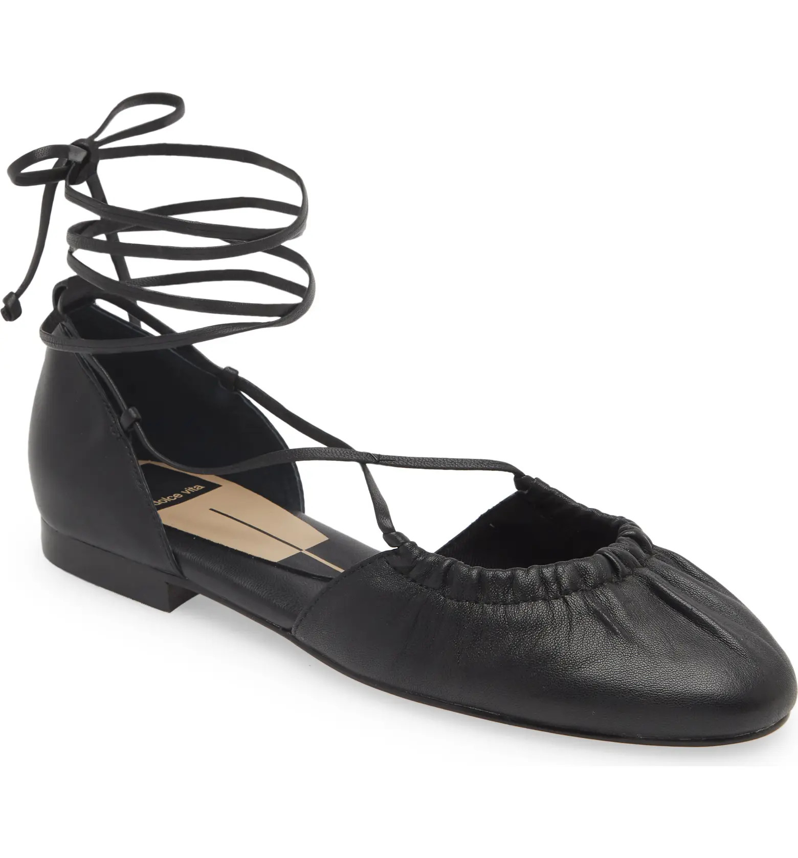 Dolce Vita Cancun Ankle Tie Flat (Women) | Nordstrom | Nordstrom