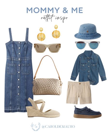 Have a cute mommy & me moment with your little one with this matching denim outfit! Perfect for Mother's Day weekend or any spring and summer occasion you have coming up!
#springfashion #trendydresses #toddlerclothes #casuallook

#LTKSeasonal #LTKshoecrush #LTKstyletip