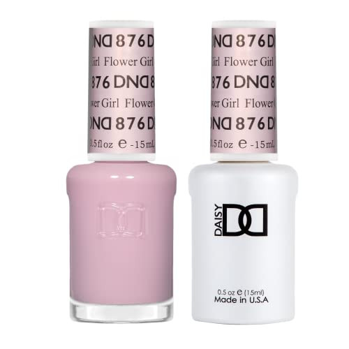 DND Gel Polish Set, Sheer Collection, UV/LED Gel Polish and Air Dry Nail Lacquer, Matching Chip-Free Polish Duo, 876 Flower Girl, 0.5 Fl Oz | Amazon (US)