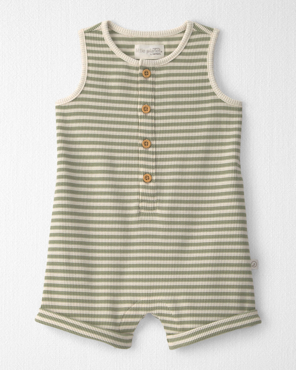 Baby Organic Cotton Waffle Knit in Stripes | Carter's Inc