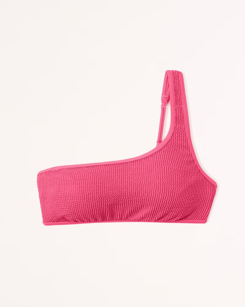 One-Shoulder Bralette Swim Top | Abercrombie & Fitch (US)