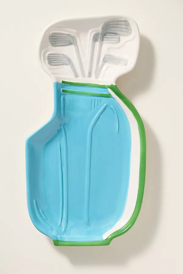 Golf Bag Porcelain Serving Platter | Anthropologie (US)