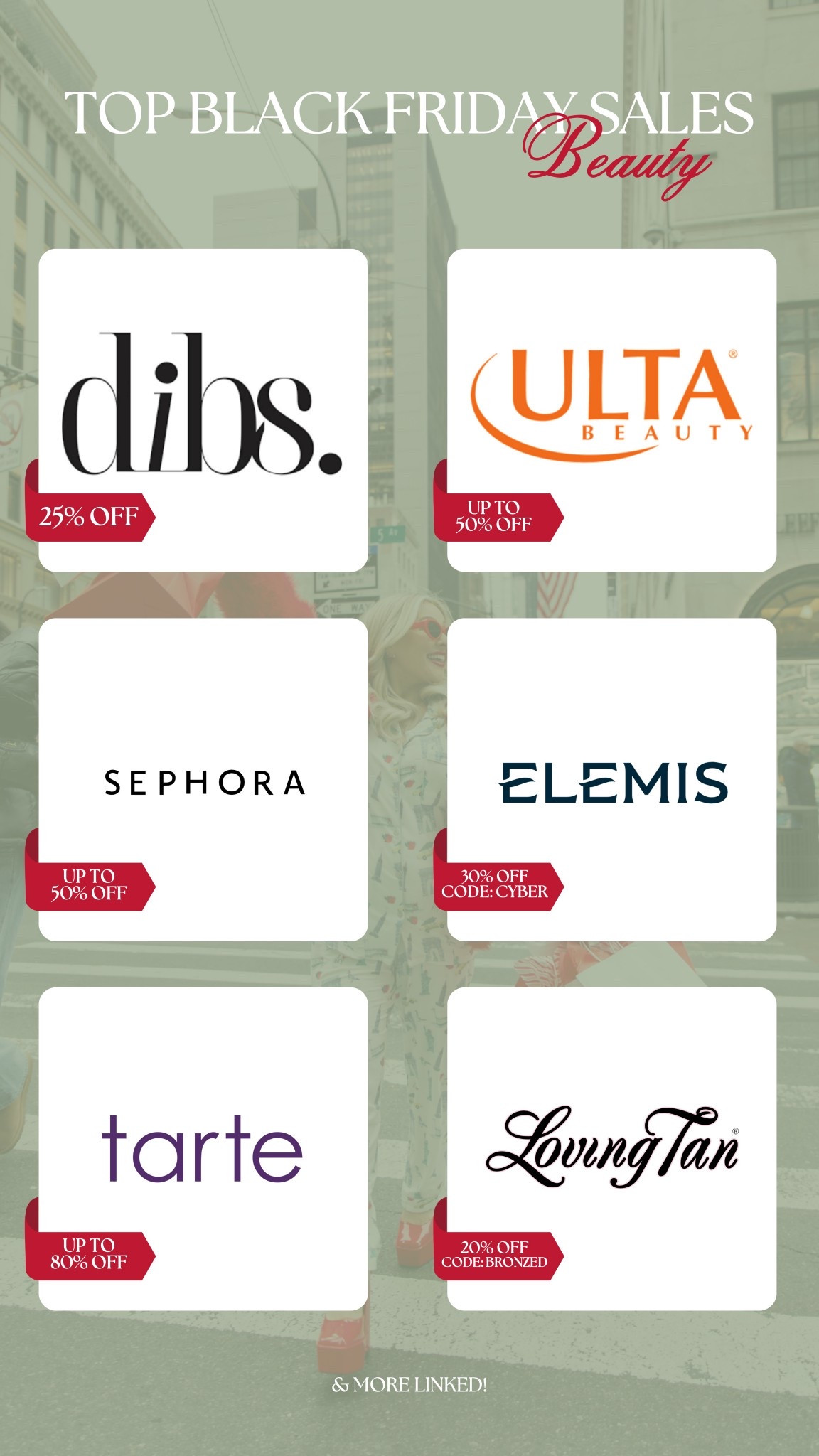 Top BEAUTY Black Friday sales!

#LTKSaleAlert #LTKGiftGuide #LTKCyberWeek