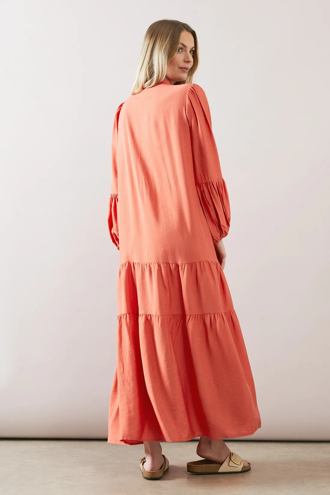 Dresses | Relaxed Smock Tie Front Maxi Dress | Wallis | Debenhams UK