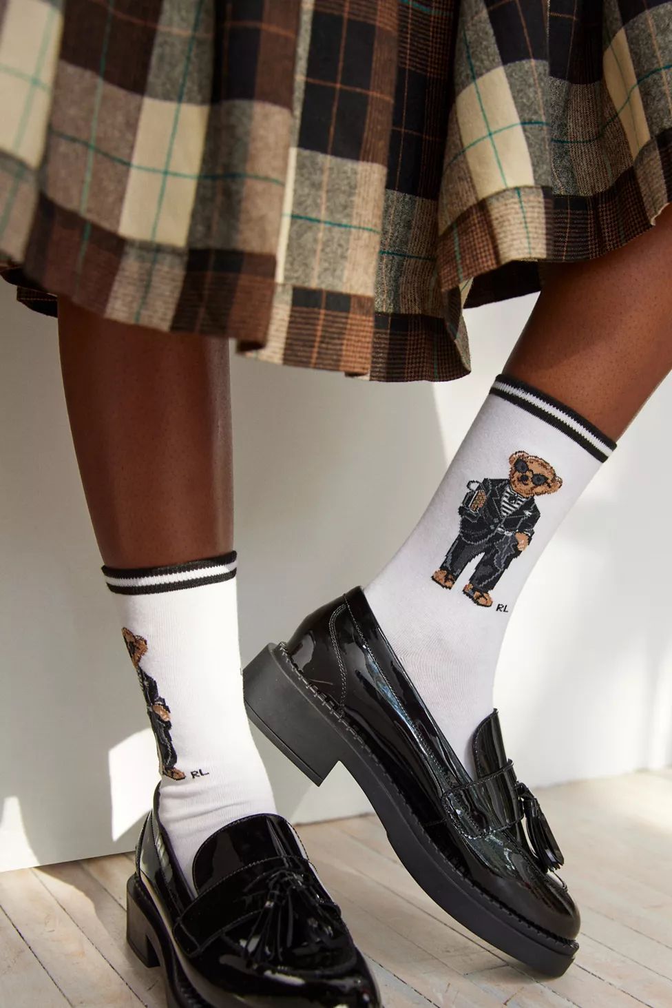 Polo Ralph Lauren Cali Modern Bear Crew Sock | Urban Outfitters (US and RoW)