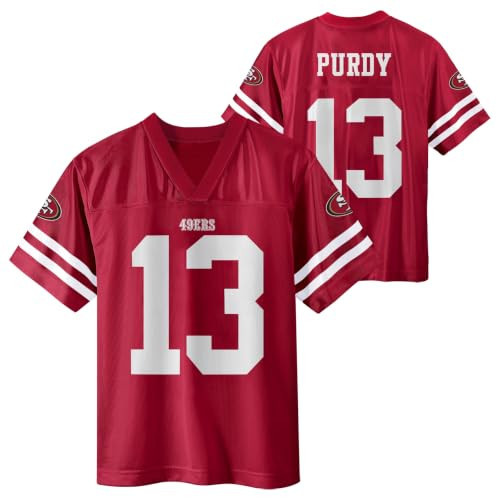 Brock Purdy San Francisco 49ers #13 Youth 4-18 Red Home Jersey - X-Small 4/5 | Amazon (US)