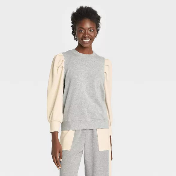 Women's Sweatshirt - Who What Wear™ Cream | Target