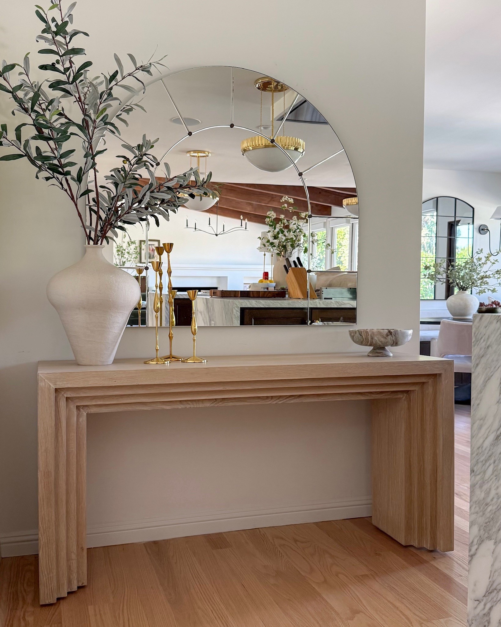 Styled this console to feel simple, elevated, and intentional ✨ Less clutter, more calm.

#LTKHome #LTKvlog #LTKSaleAlert