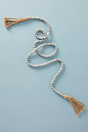 Beaded Jute Garland | Anthropologie (US)