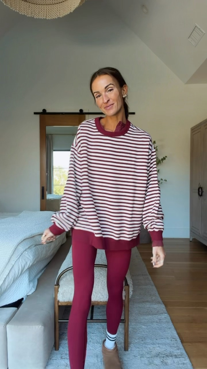 a moment for these cute and cozy stripes ❤️ 40% off rn! 