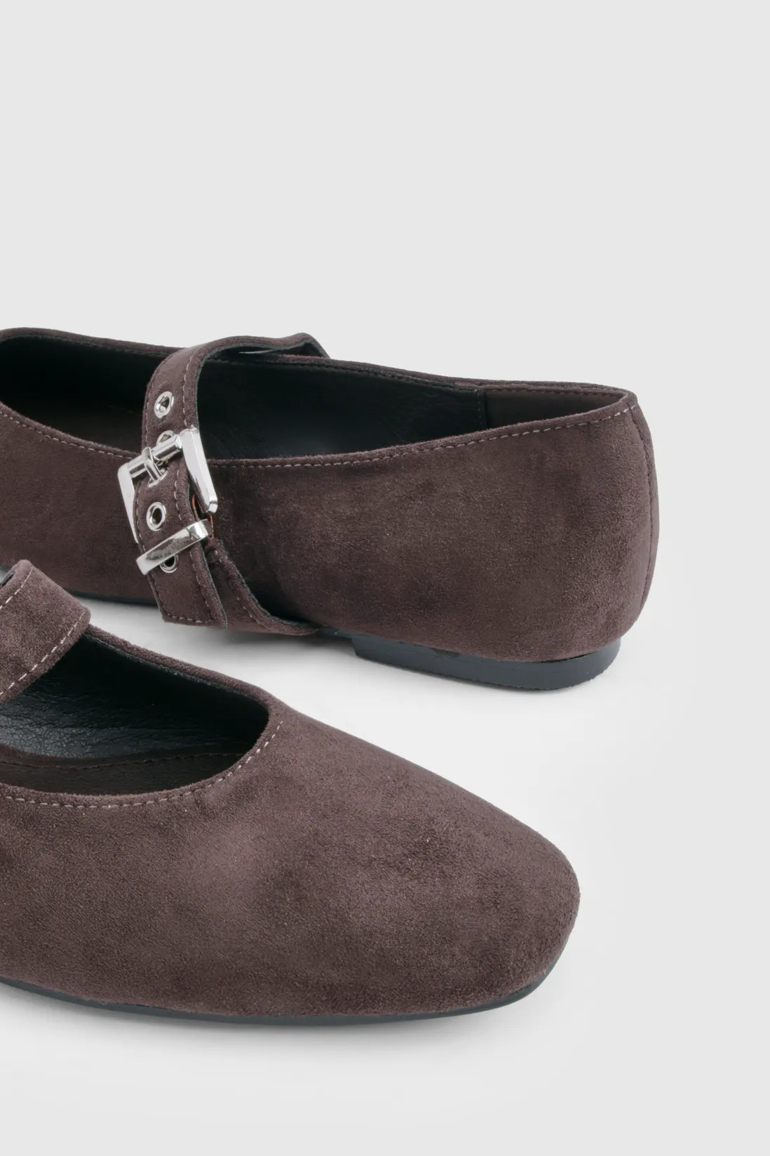 Buckle Detail Mary Jane Ballet Flats | Boohoo.com (UK & IE)