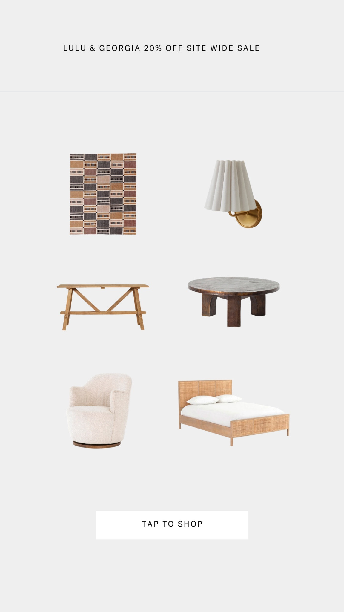 What I am loving from Lulu & Georgia site wide sale 

#LTKFind #LTKhome #LTKsalealert