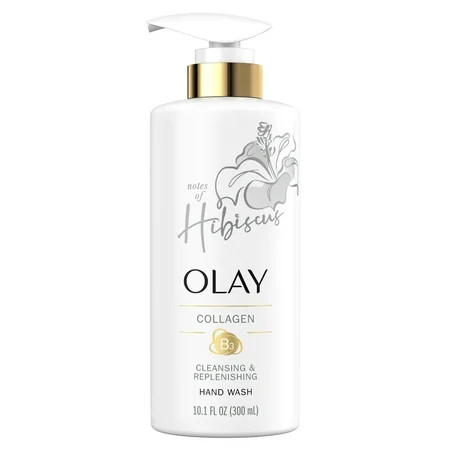 Olay Replenishing Liquid Hand Wash with Vitamin B3 + Collagen 10.1 oz | Walmart (US)