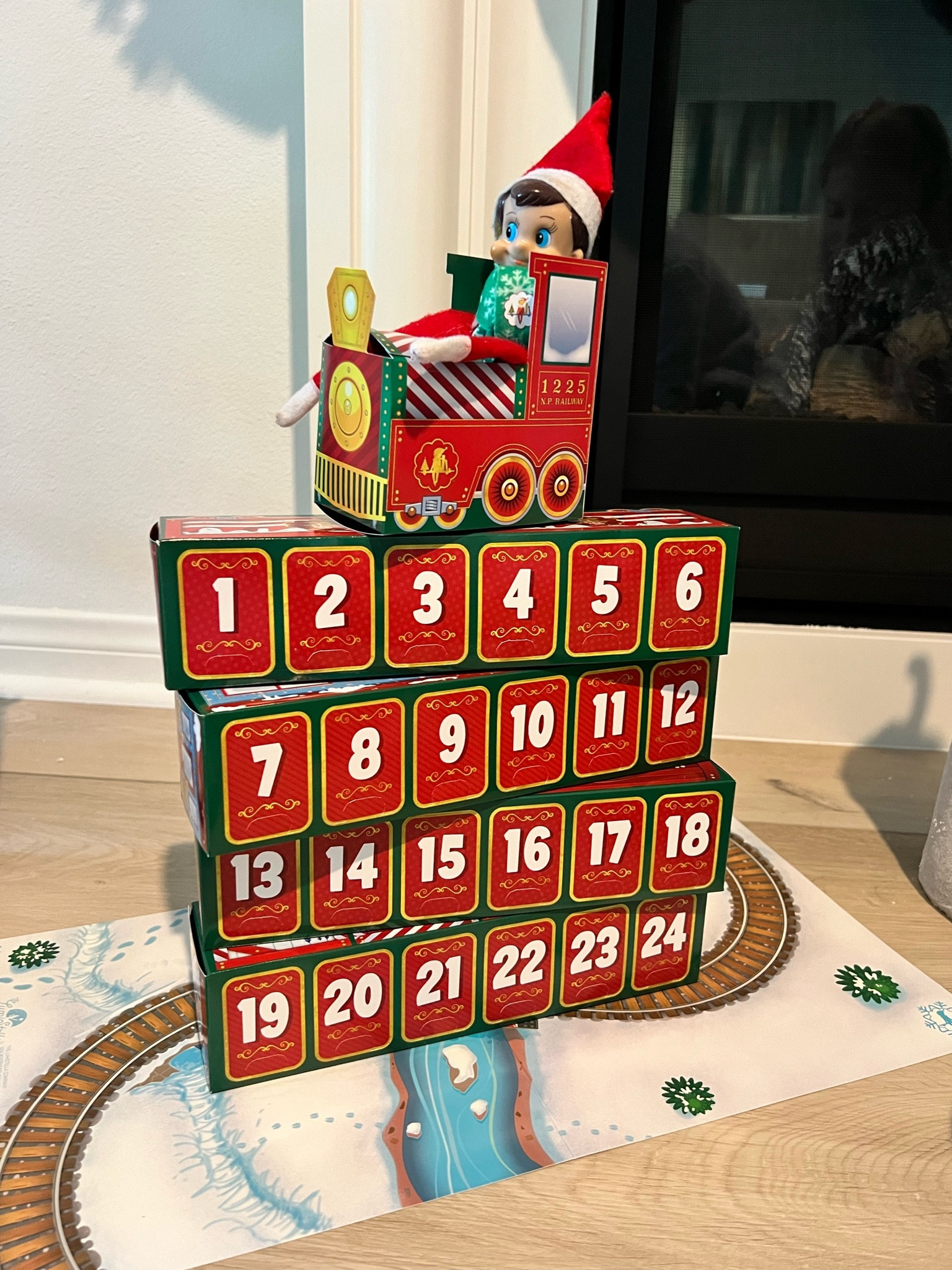 Our elf made his yearly appearance today with this Elf on The Shelf train advent calendar! And it’s 42% off right now - it’s less than $20! 

#LTKHoliday #LTKSeasonal #LTKkids