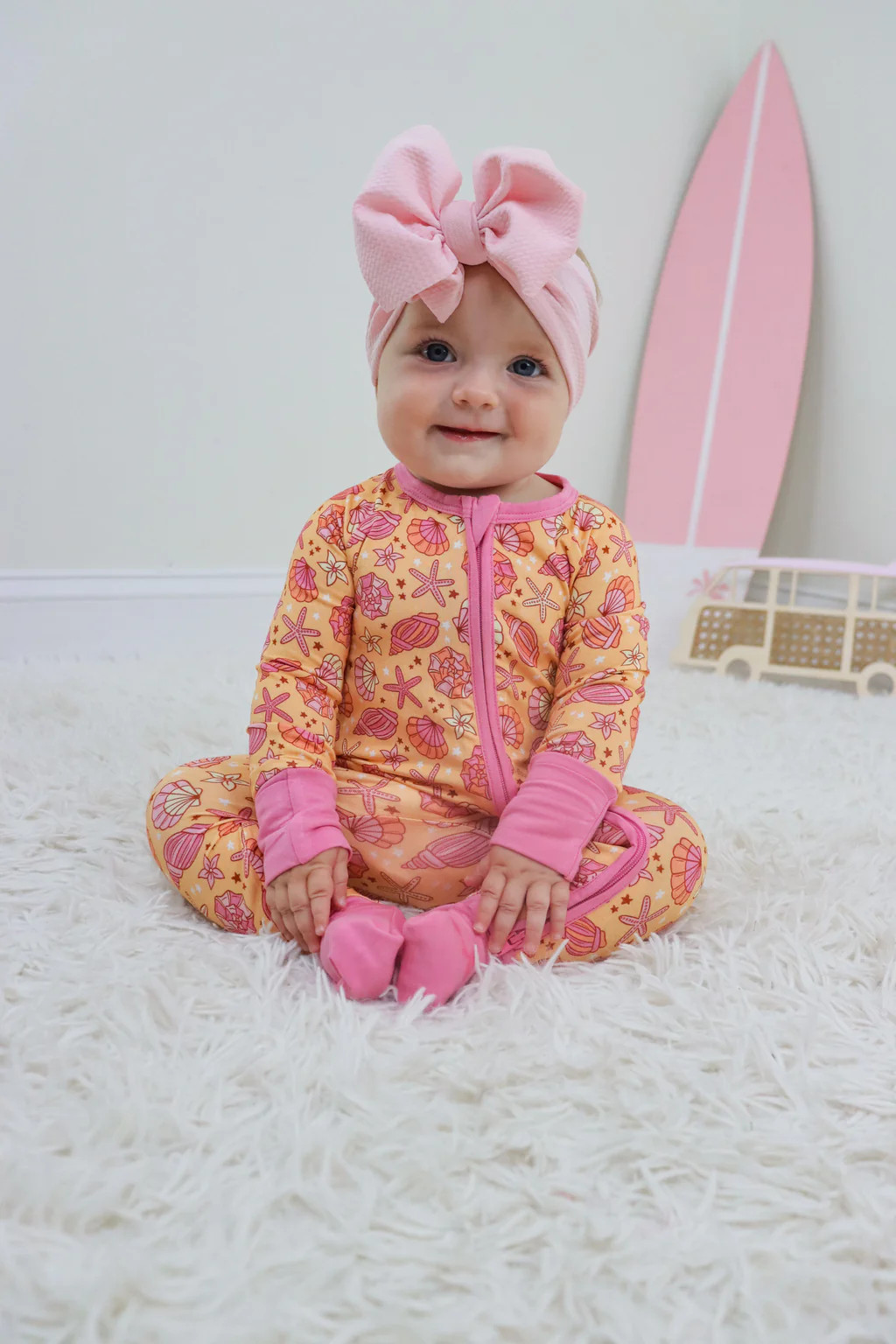 SHELLO SUMMER DREAM ROMPER | Dream Big Little Co.