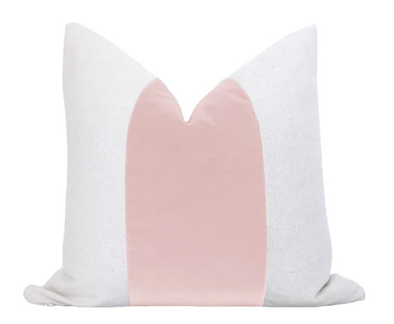 MEZZO Decorative Pillow Cover  Blush Velvet Pillow  Light | Etsy | Etsy (US)