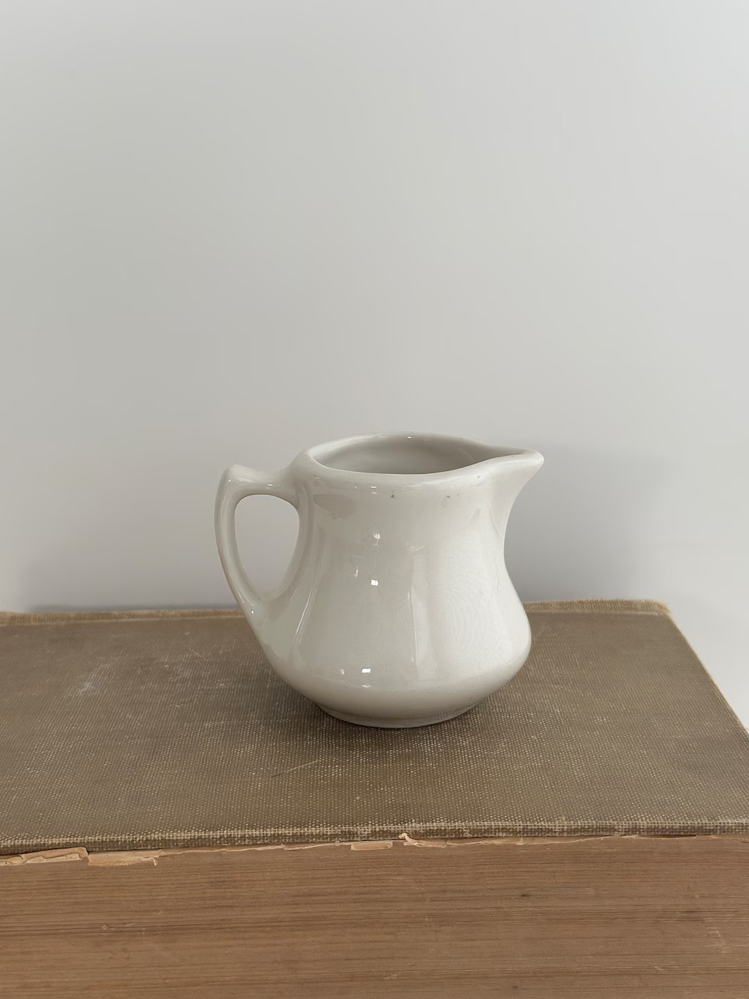 Vintage Mini Creamer Pitcher, White Creamer Pitcher, Hall Pottery, Antique Pottery, Cottage Kitch... | Etsy (US)