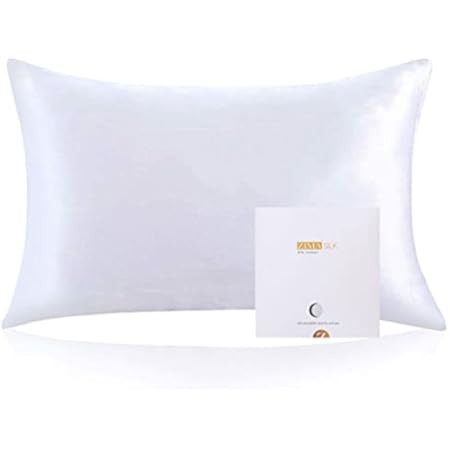 Ravmix 100% Silk Pillowcase for Hair and Skin with Hidden Zipper, Both Sides 21 Momme Mulberry Silk, | Amazon (US)
