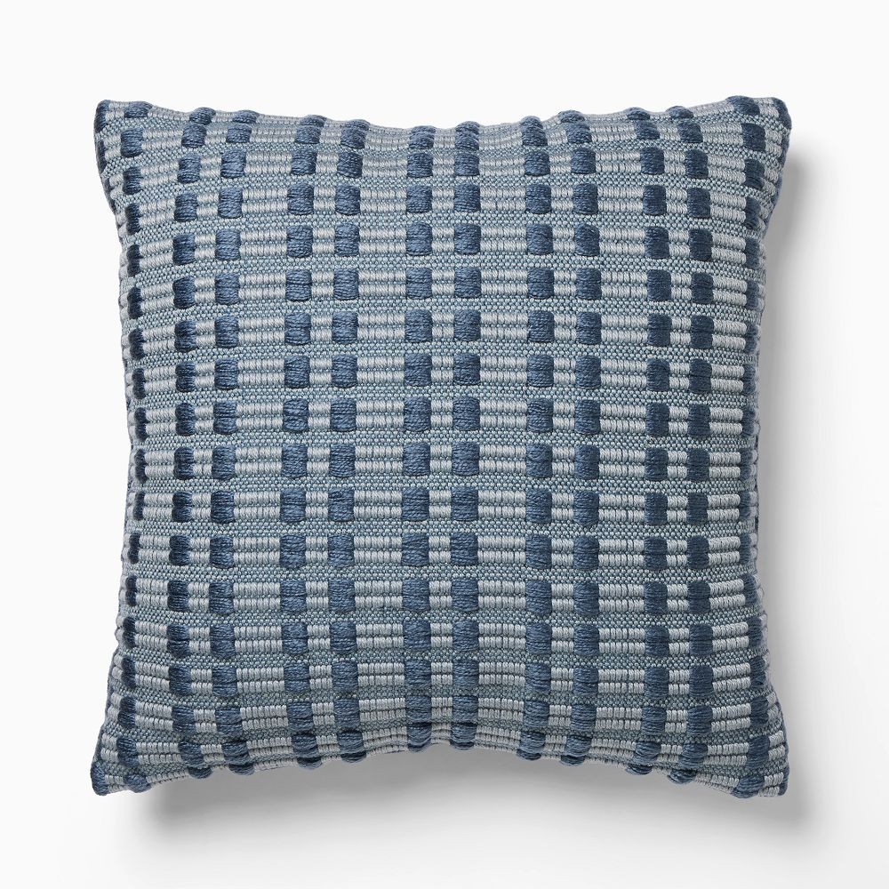 Outdoor Chunky Linear Pillow | West Elm (US)