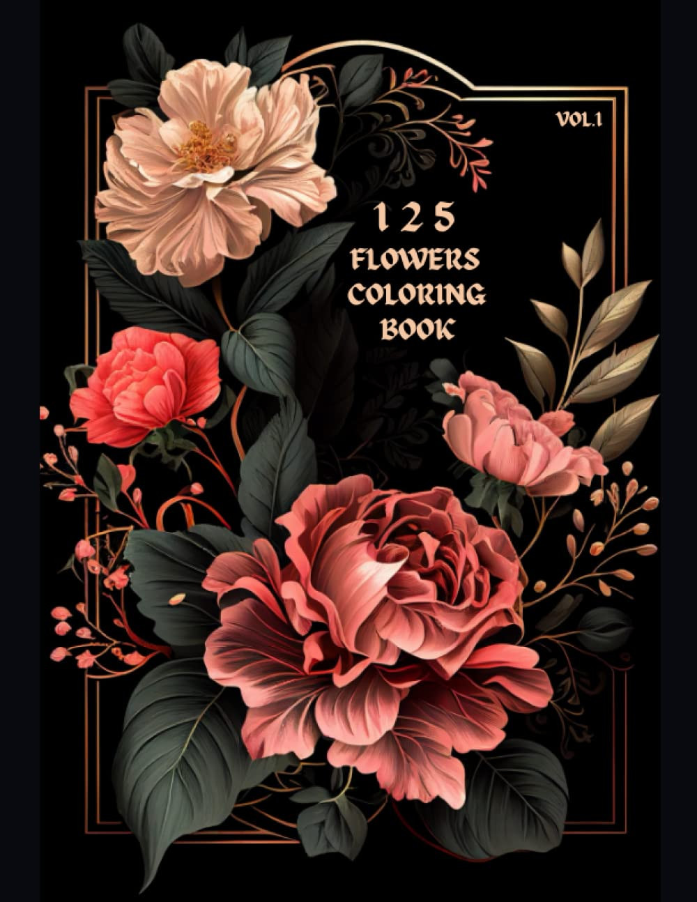 125 Flowers Coloring Book: Relax and Unwind with a Beautiful Floral Adult Coloring Book. Ideal for Nature Lovers, Moms, Women, and Seniors. Helps Relieve Stress and Anxiety. | Amazon (US)
