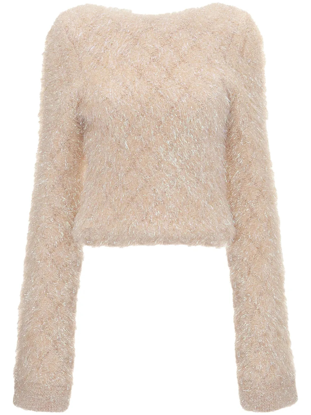 Victoria Beckham open-back Textured Jumper - Farfetch | Farfetch Global
