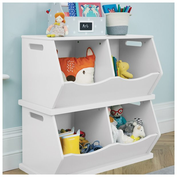 Buy Great Little Trading Company Double Storage Trunk - White | Toy boxes | Argos | argos.co.uk