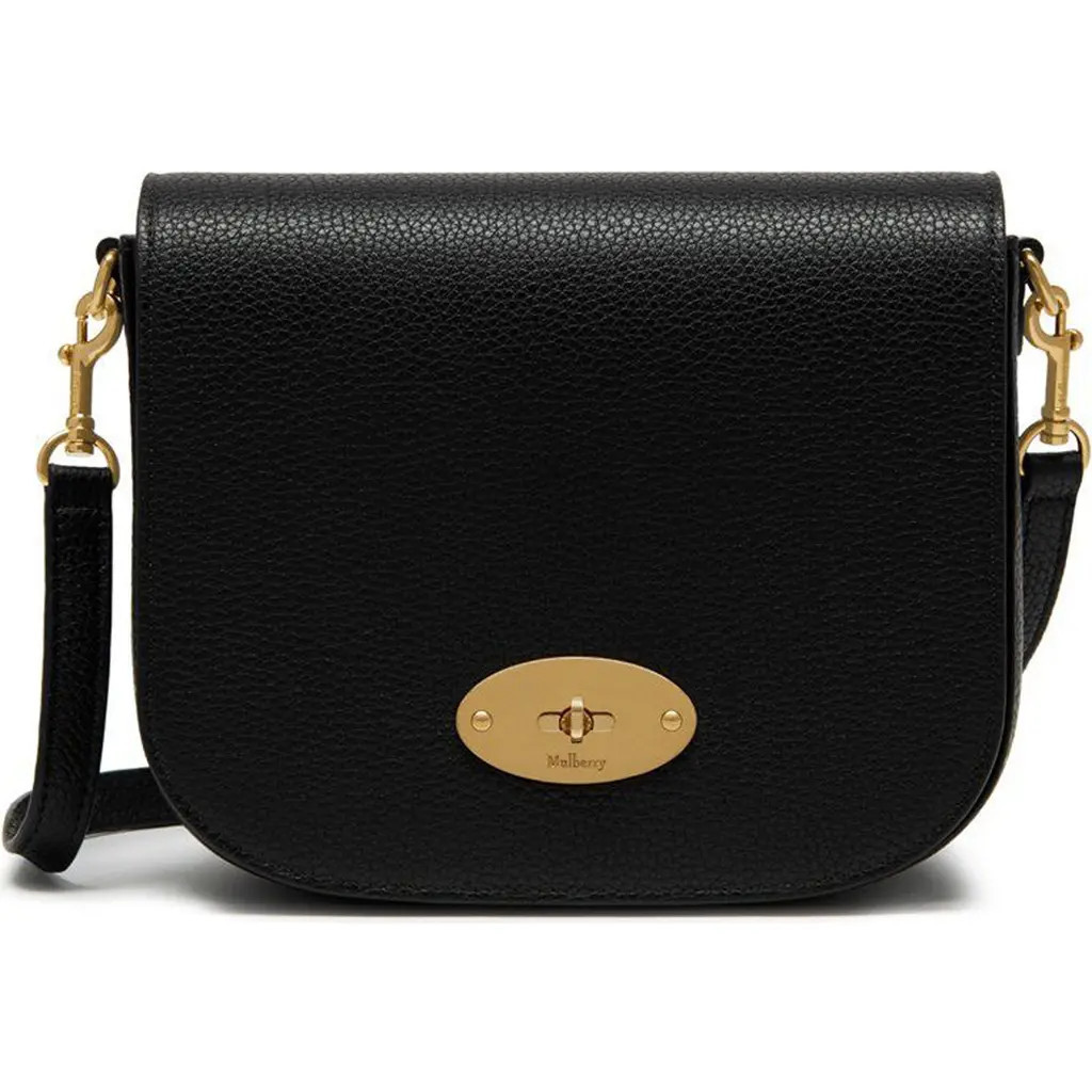 Mulberry Small Darley Leather Crossbody Bag in Black at Nordstrom | Nordstrom