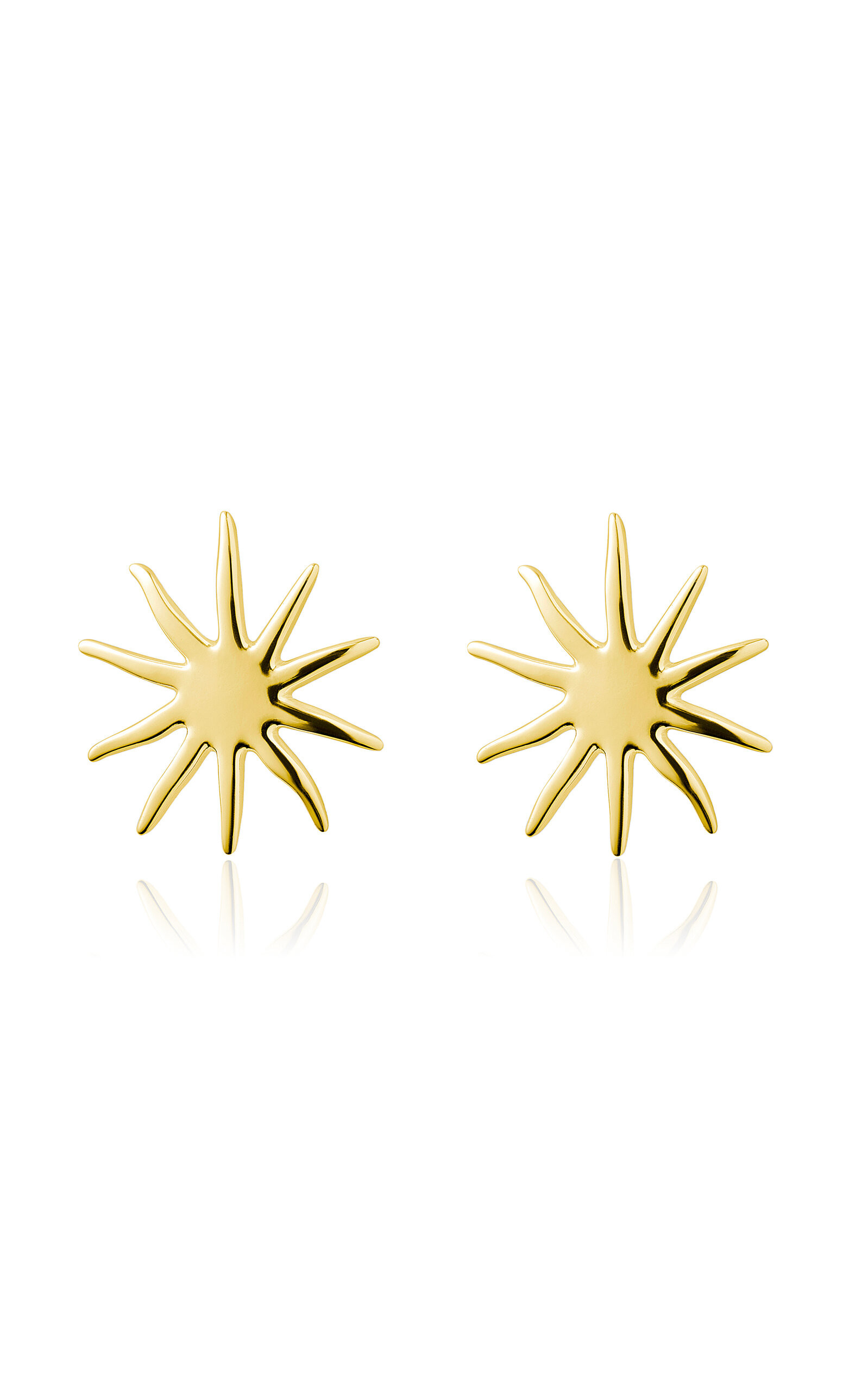 Solenne 14K Gold-Plated Earrings | Moda Operandi (Global)