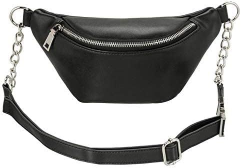 BigBigMe Fanny Pack for Women, Fashion Leather Waist Bag Belt Bag with Adjustable Strap Crossbody... | Amazon (US)