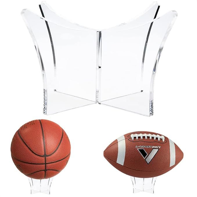 Basketball Holder Stand for Display - Soccer Ball Holder Sphere Stands for Display Holder Basketb... | Amazon (US)