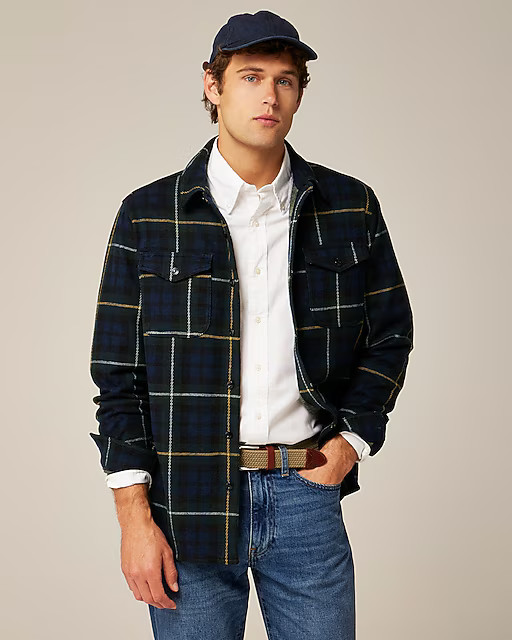 Seaboard soft-knit shirt in plaid | J. Crew US