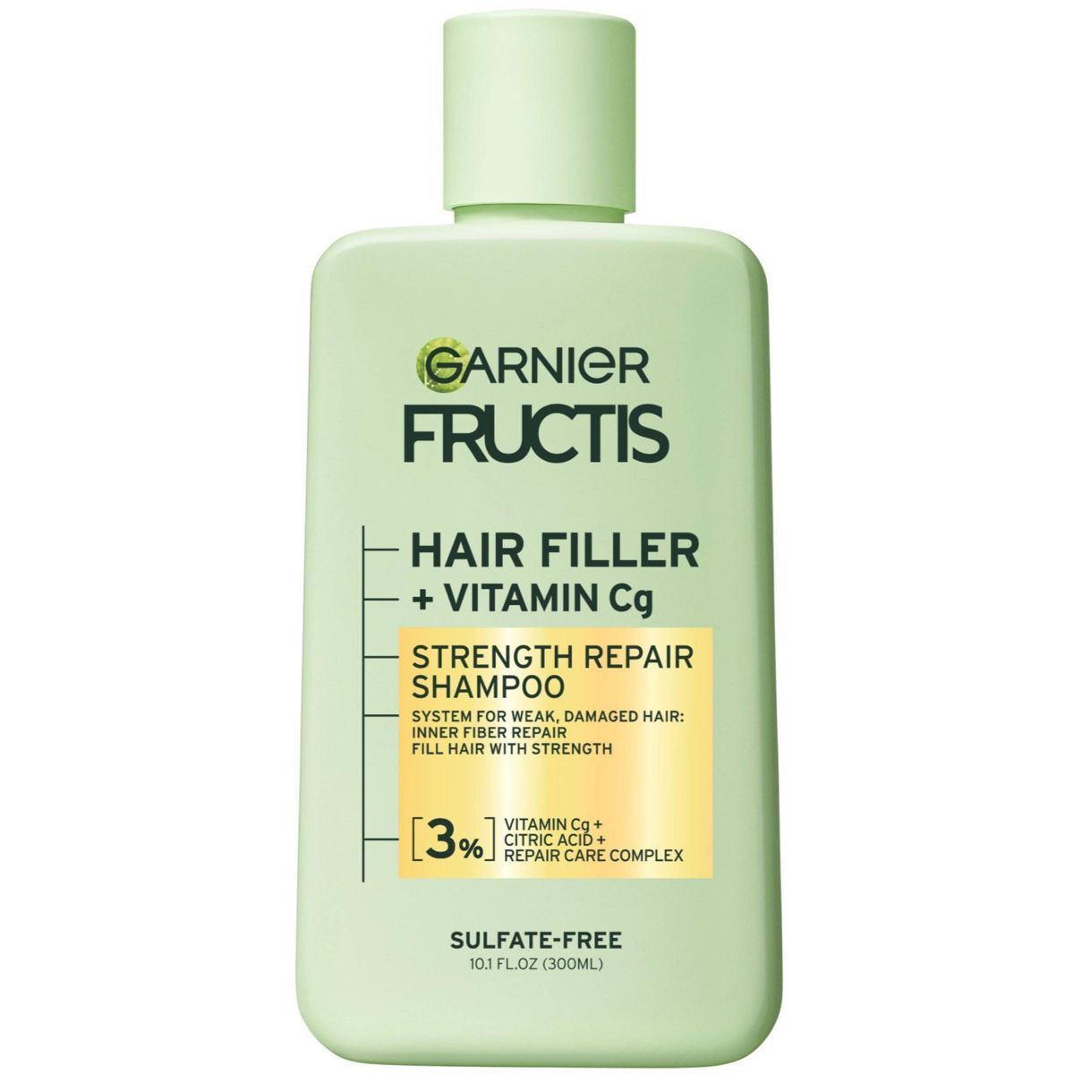 Garnier Fructis Hair Fillers Strength Repair Shampoo for Damaged Hair - 10.1 fl oz | Target