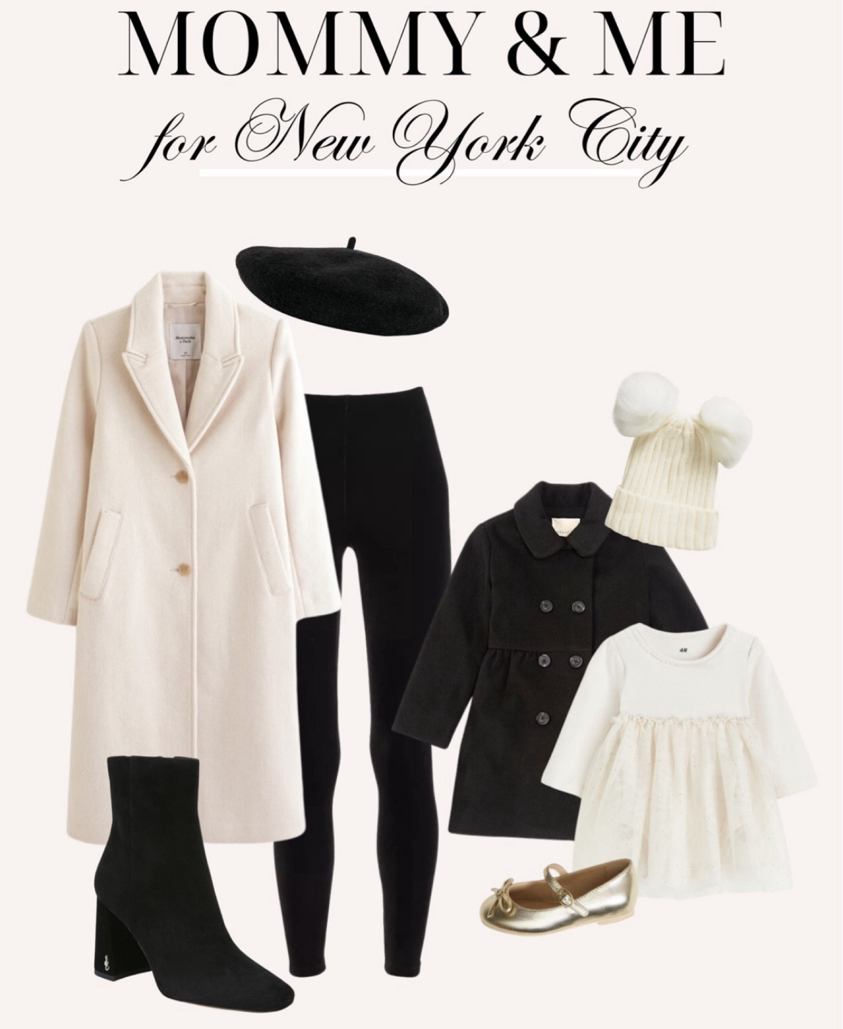 Mommy and me looks for NYC ❤️ kid, mama, New York at Christmas, holiday, warm, winter, coats, hat, flats, booties


#LTKCyberWeek #LTKGiftGuide #LTKHoliday