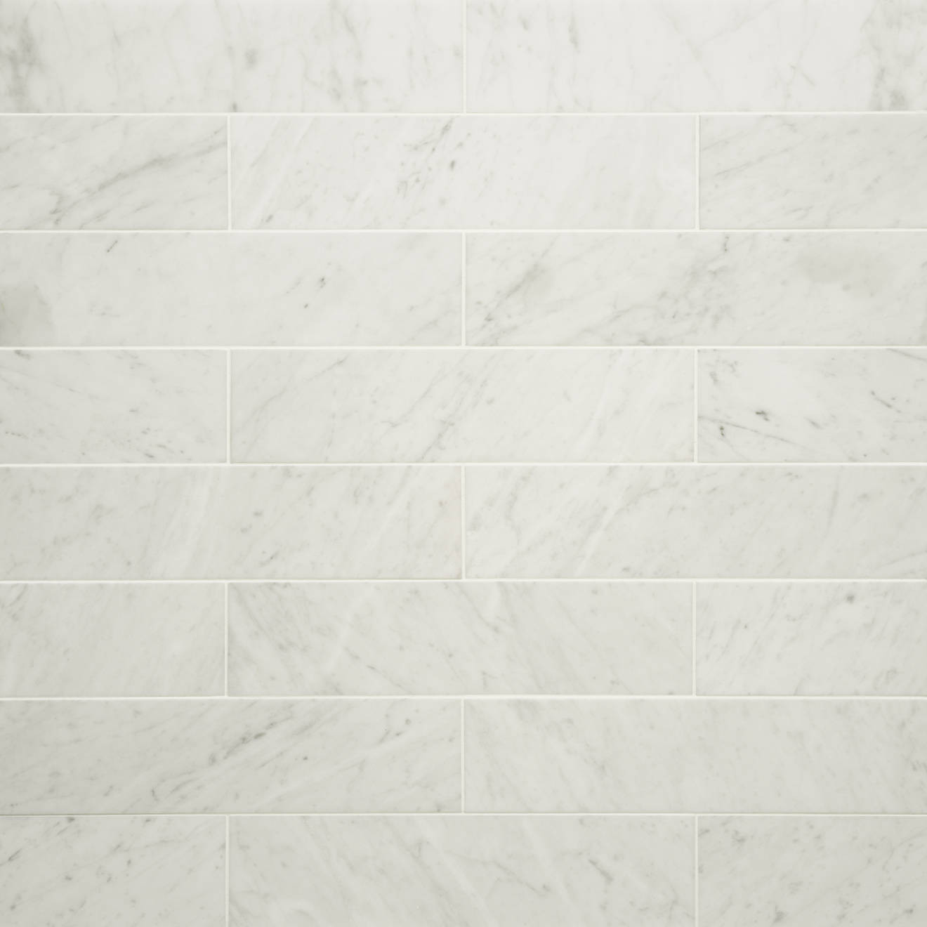 White Carrara 3" x 12" Floor & Wall Tile | Bedrosians Tile and Stone