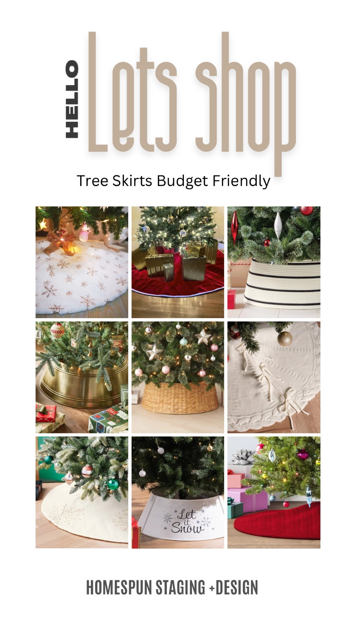 Budget friendly tree skirts tree🎄

#LTKHoliday #LTKHome #LTKSeasonal