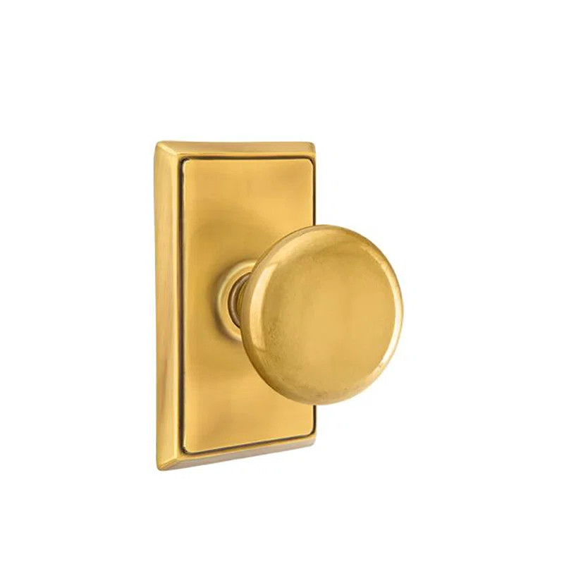 Privacy (Bed & Bath) Providence Knob with Rectangular Rose | Wayfair North America