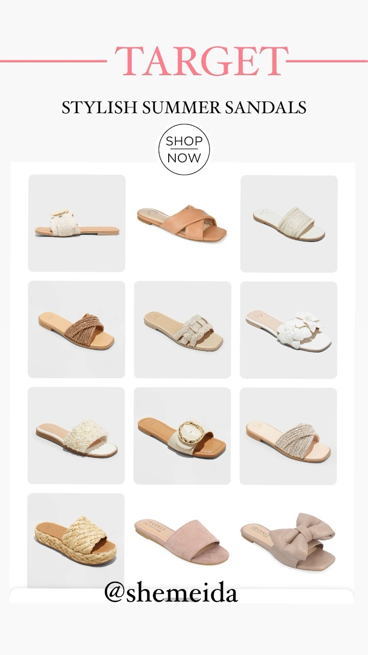 Grab a pair of Target slide sandals for women & go! 


#LTKfindsunder50 #LTKtravel #LTKshoecrush