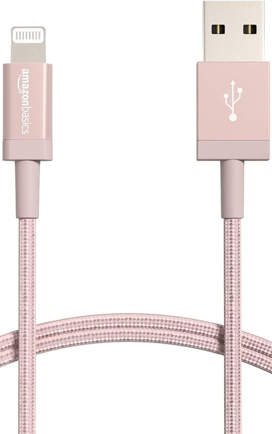 Amazon Basics iPhone Charger Cable, Nylon USB-A to Lightning, MFi Certified, for Apple iPhone, iP... | Amazon (US)