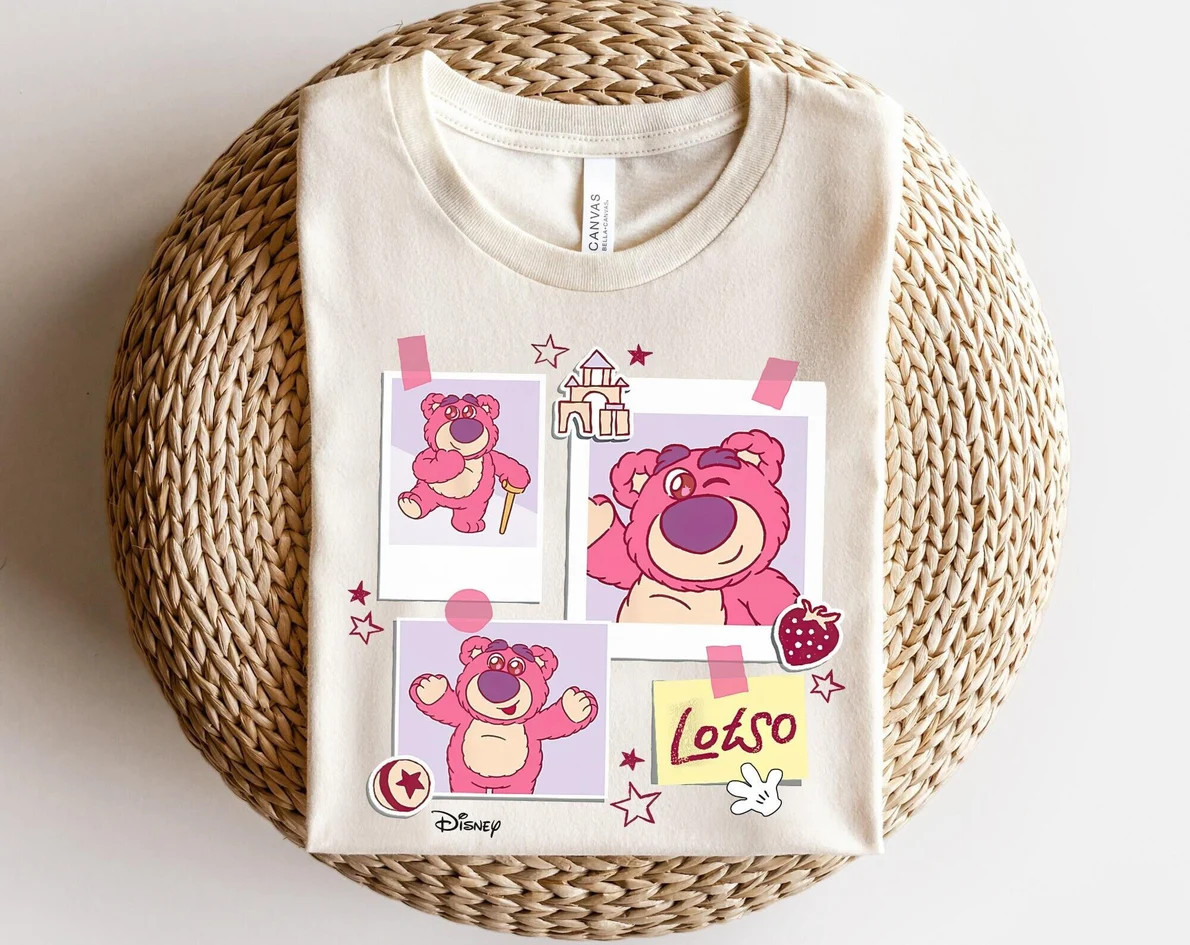 Disney Toy Story Cute Lotso Grid Photos Shirt, Magic Kingdom Unisex T-shirt, Birthday Gift Tee, F... | Etsy (Global)