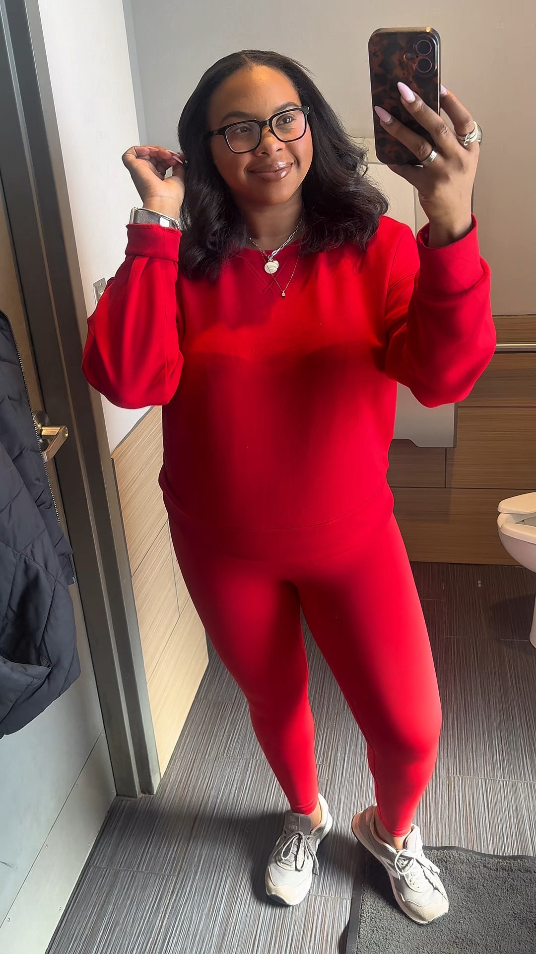 This matching set is absolutely perfect! The leggings snatch me up & are so smoothing. @spanx quality is just chefs kiss 🥰

#LTKgrwm #LTKMidsize #LTKootd