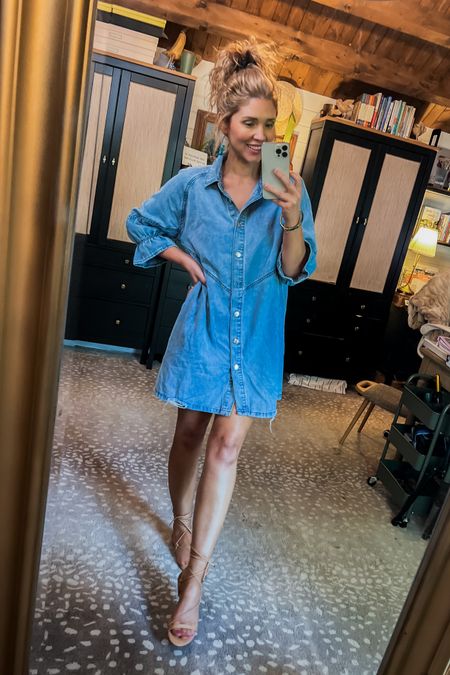 A great free people inspired denim dress from Amazon! It’s a great length! I’m 5’8” I’m wearing a medium. ❤️ Amazon fashion finds Amazon dupes Amazon fashion

#LTKStyleTip #LTKOver40 #LTKFindsUnder50