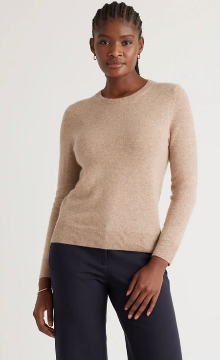 Beautiful affordable cashmere pieces from @quince

#cashmere #workwear #crewneck #quince 

#LTKSeasonal