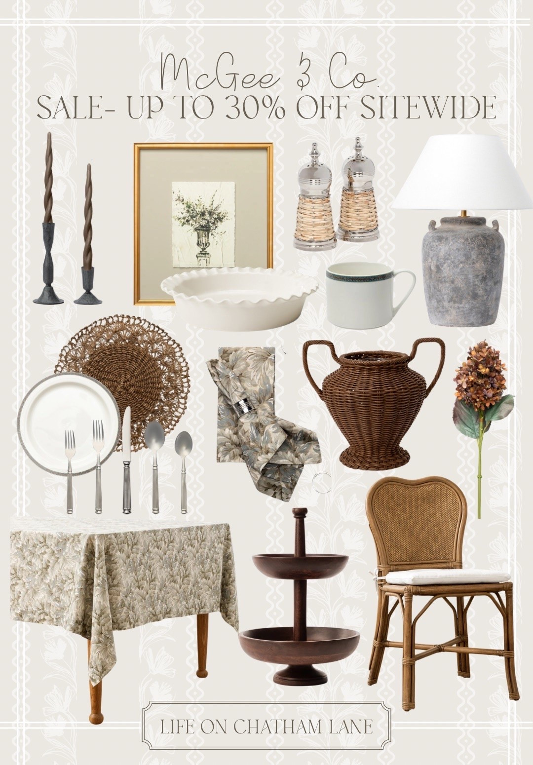 McGee & Co. Labor Day sale!  Save up to 30% off sitewide!  So many beautiful fall dining and hosting pieces!

#LTKHome #LTKSeasonal #LTKSaleAlert