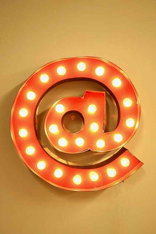At Symbol Marquee Light | Urban Outfitters