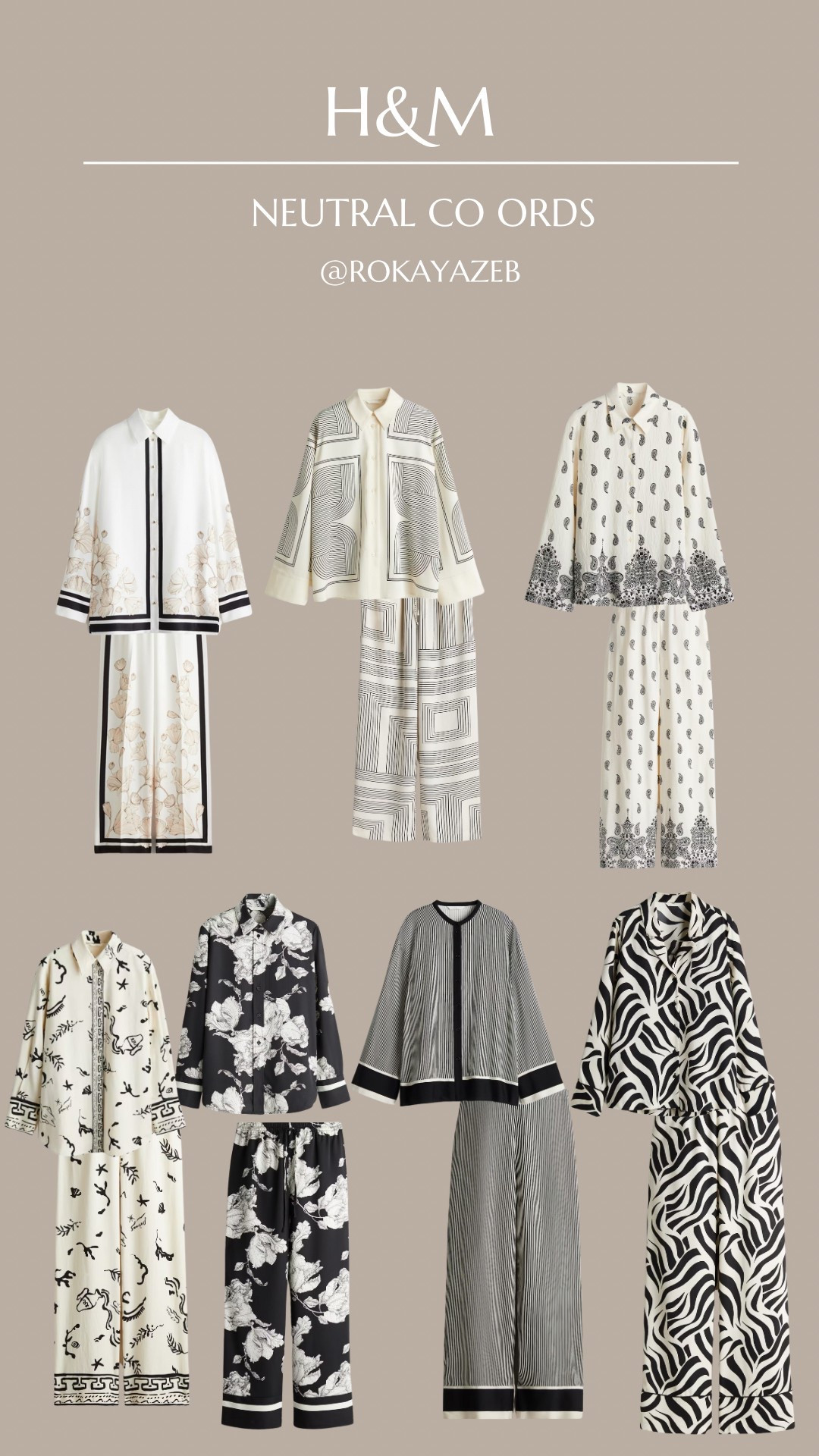 H&M Neutrals Co Ord- perfect for the SS25 work, vacay or staycation & a great modest option 

#LTKFashionMonth #LTKeurope #LTKmodest