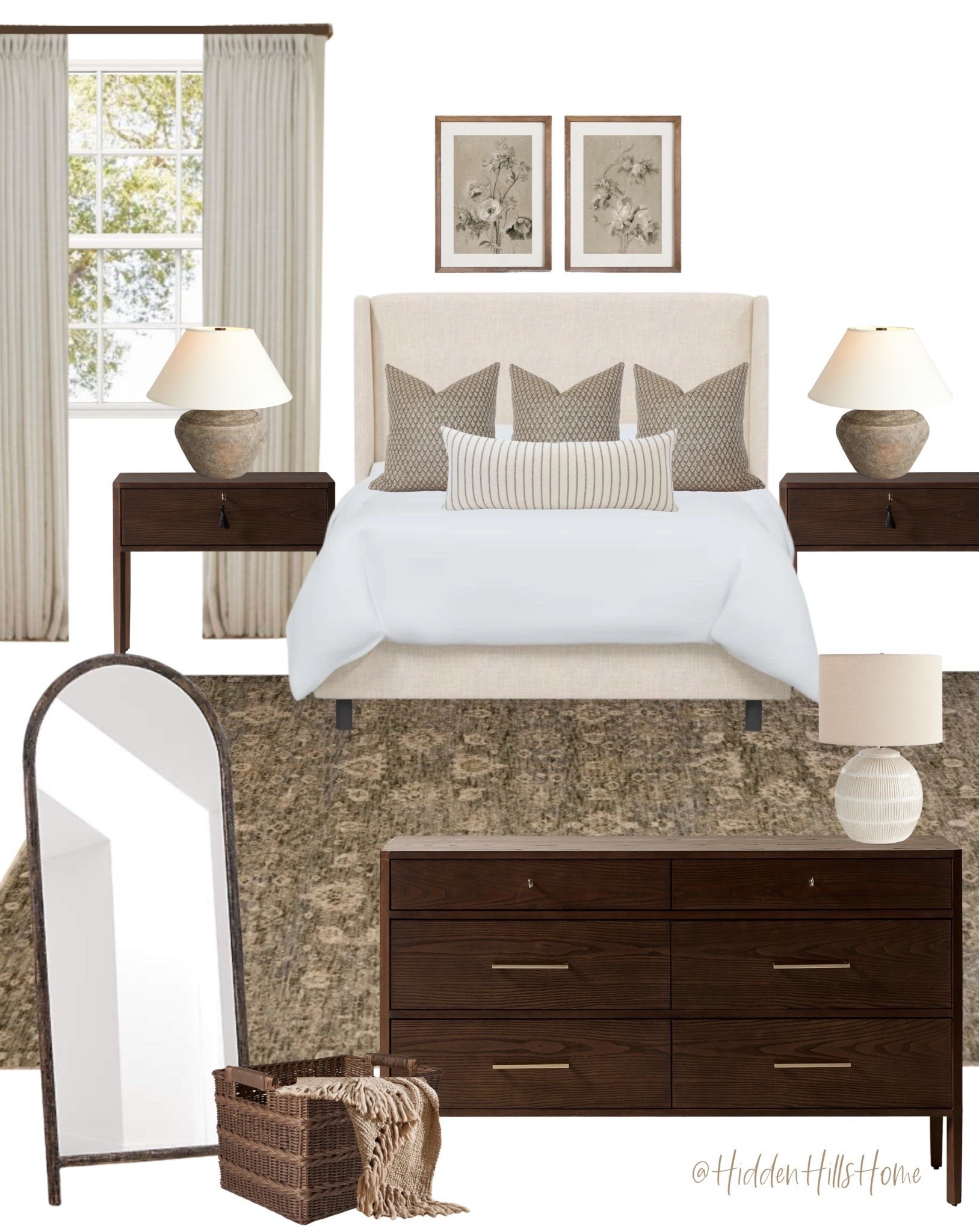 Master bedroom decor mood board, bedding, home decor ideas, master bedroom design, virtual designer, bedroom rug, nightstands #bedroom

#LTKSeasonal #LTKSaleAlert #LTKHome