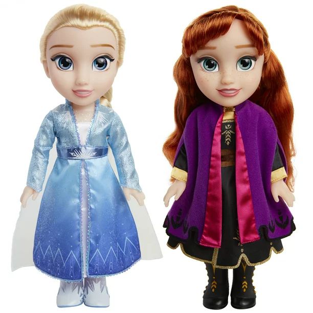 Disney Princess Anna and Elsa 14 Inch Singing Sisters Feature Doll 2 pack - Walmart Exclusive - W... | Walmart (US)