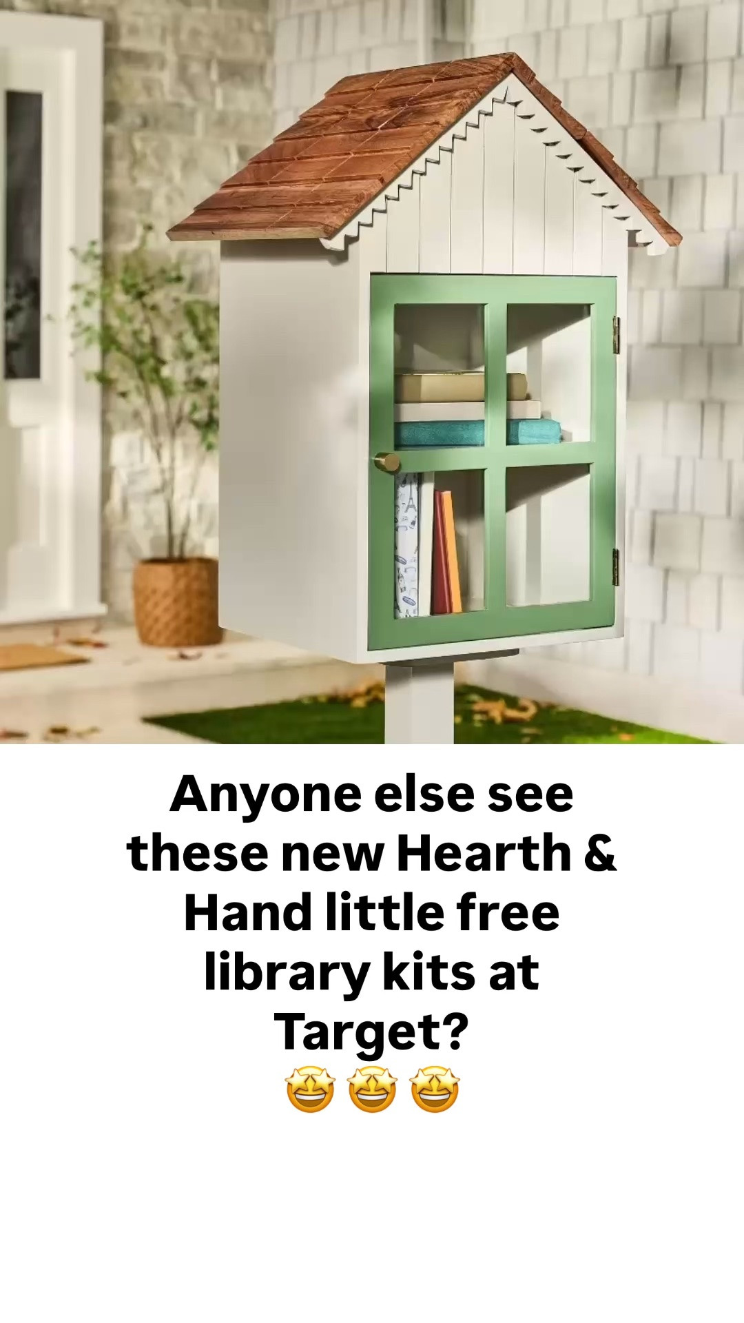Did you see these little free library kits in the new Hearth & Hand fall drop?

#LTKHome